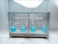 Gabbia Cova da 55 cm per Cova uccelli Zincata con accessori inclusi 