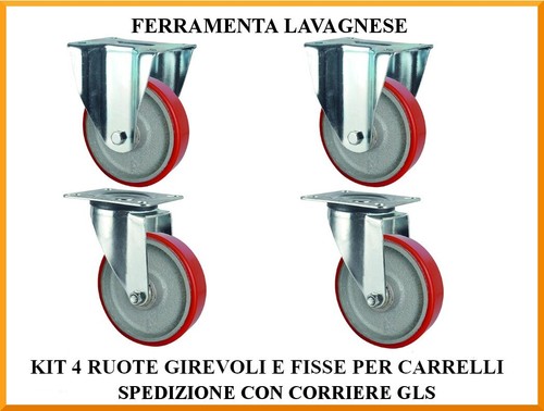 Kit ruote girevoli - kit,