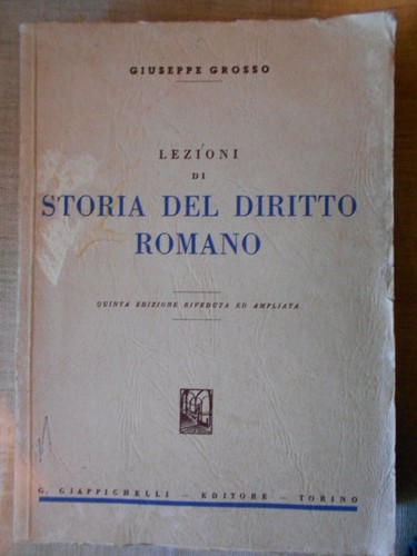 Storia del diritto romano - del, romano-