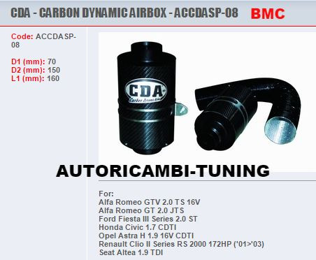 Filtro aria sportivo - aria, bmc