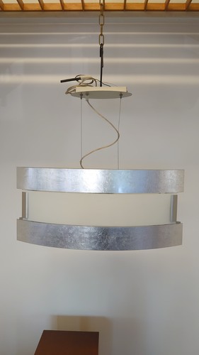 Sospensione foglia argento - ,