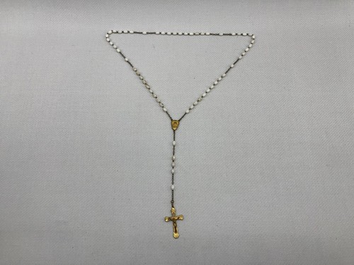 Antico rosario perle - perle, bianco