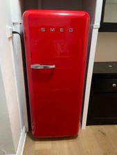 Smeg cherry red refrigerator - smeg,