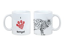 Bengala tazza con gatto Ti amo