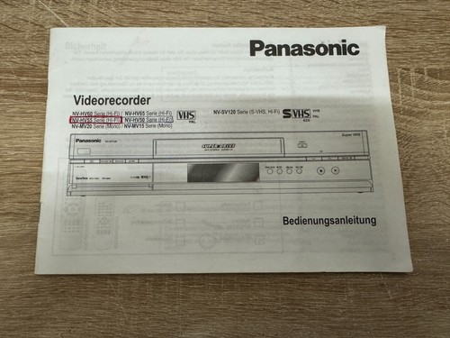 Panasonic manuale istruzioni - panasonic,