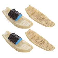  Set 3 Modellino Barca a Vela Decorazione Micro Landscape Decor Nautica