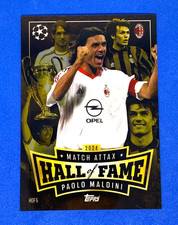 Paolo Maldini Match Attax 24/25 Hall Of Fame Calcio Trading Card Inserto HOF5