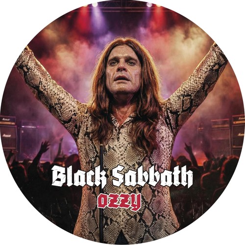 Black sabbath ozzy - black, (7'')