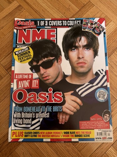 Oasis nme magazine february - nme, uk