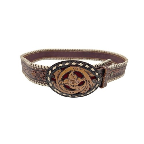 Vtg circle western inlay - circle, y