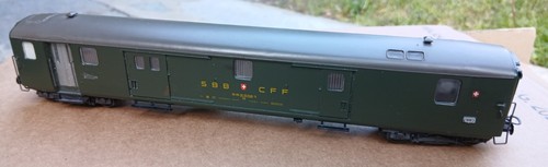 Scala carrozza postale sbb - h0,