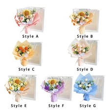 Bouquet lavorato a maglia