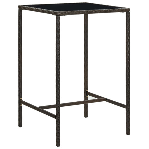 Tavolo bar marrone - bar, 70x70x110