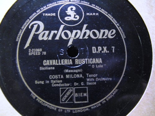 The greek caruso - 1928, costa