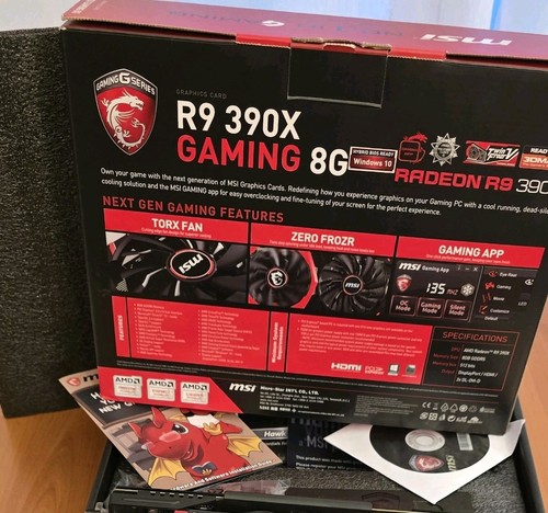 Scatola msi 390x 512 bit - msi,