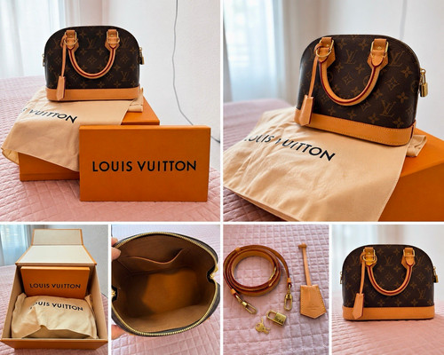 Louis vuitton alma - bb, monogram