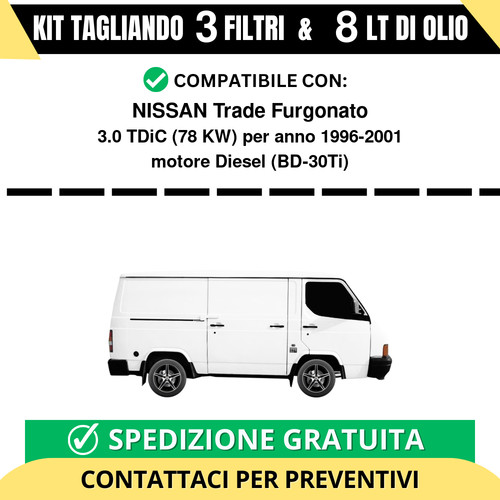 Tagliando per nissan trade - nissan,
