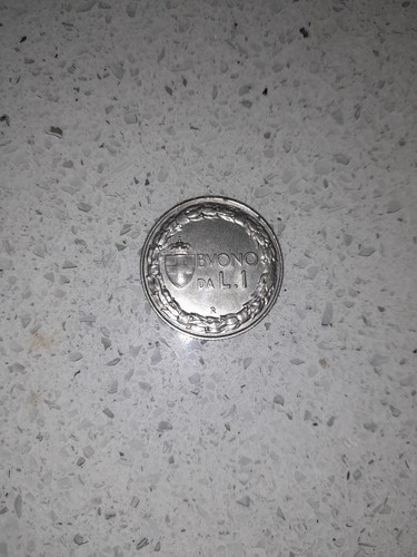 Moneta buono 1 lira - da, da