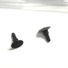 TAMPONI 2 PZ RESPINGENTE PARACOLPI TONDO IN METALLO NERO TRENO H0 ROCO 88503 XX