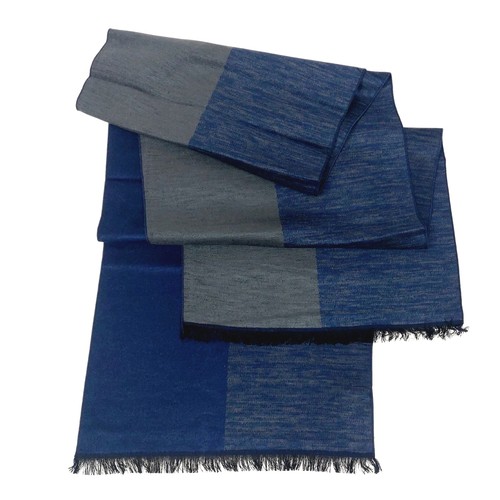 Sciarpa flanella seta - di, blu