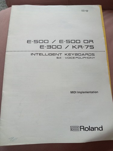 Roland 500 300 kr 75 - roland, e-500