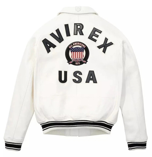 Giubbotto uomo avirex - avirex, bianco
