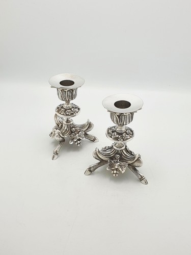 Antica coppia candelabri - di,