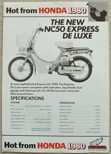 Honda nc50 express luxe - express,