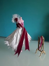 "MATTEL" vestito per Barbie 2005 Holiday di Bob Mackie con cristyling.