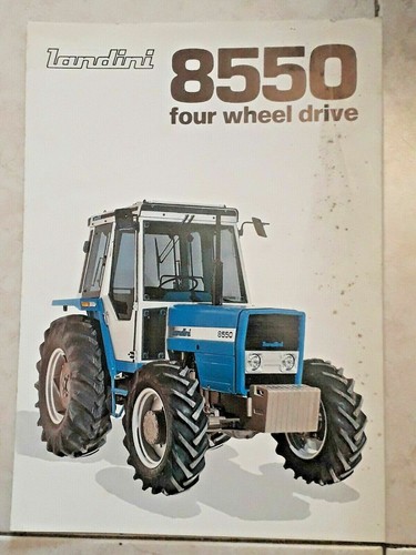 Trattore landini 8550 prospekt - 8550,