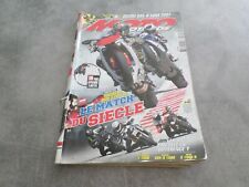 MOTO et MOTARD 189 REVUE juinl 2015 MAGAZINE, POSTER YAMAHA R1 et APRILIA RSV4
