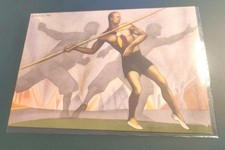 CARTOLINA PIO PULLINI FUTURISMO PREMILITARE LITTORIALI  F.G. Non Viaggiata