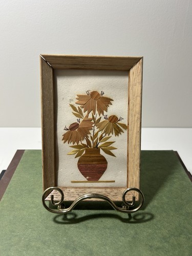 Piccolo vintage legno intarsio - vintage,