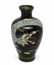 Vaso drago maestoso cloisonné