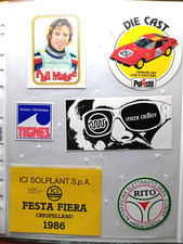 stickers adesivi vintage anni