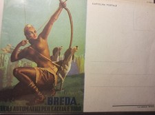 CARTOLINA PUBBLICITARIA BOCCASILE  BREDA FUCILI   NV FG