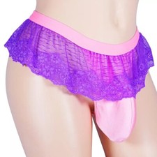 SEXY Uomo Trasparente Sissy