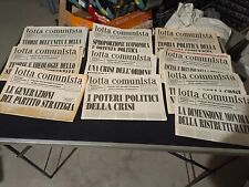 LOTTO 48 RIVISTE LOTTA COMUNISTA + 3 POSTER