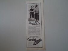 advertising Pubblicità 1938 RASOIO RASELET