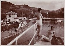 ACQUI: la grandiosa piscina natatoria vista dal trampolino di 10 mt.  1936