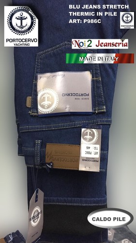 Jeans thrmic foderato - foderato, mis.