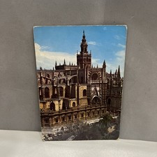 CARTOLINA COLORI COLLEZIONE SEVILLA CATEDRAL Y GIRALDA 
