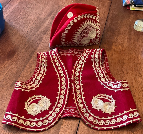 Gilet cappello ottomano - e,