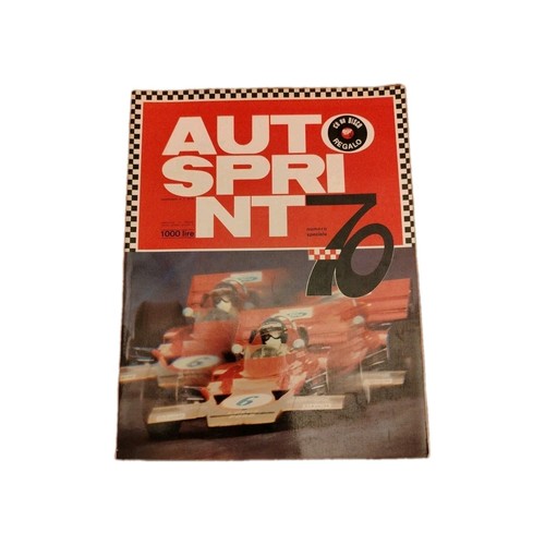 Autosprint anno 1970 periodico