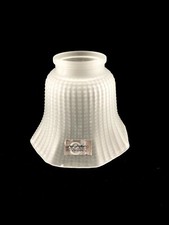 Vetro di ricambio paralume per applique e lampade in generale bianco satinato