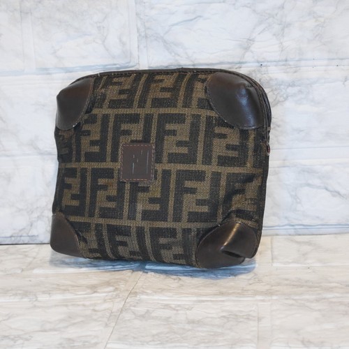 Fendi zucca pochette pelle - pochette,