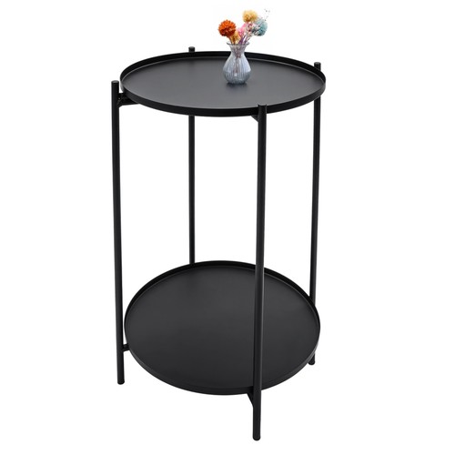 Tavolino metallo nero - tavolino,
