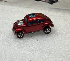 Hot Wheels Redlines *RESTAURATO* Custom Volkswagen Spectraflame Red con champagne