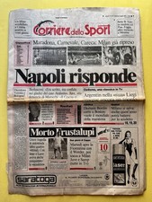 Corriere dello Sport Stadio 15 Aprile 1990 - NAPOLI + MILAN