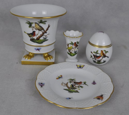 Herend rothschild uccellini - herend,